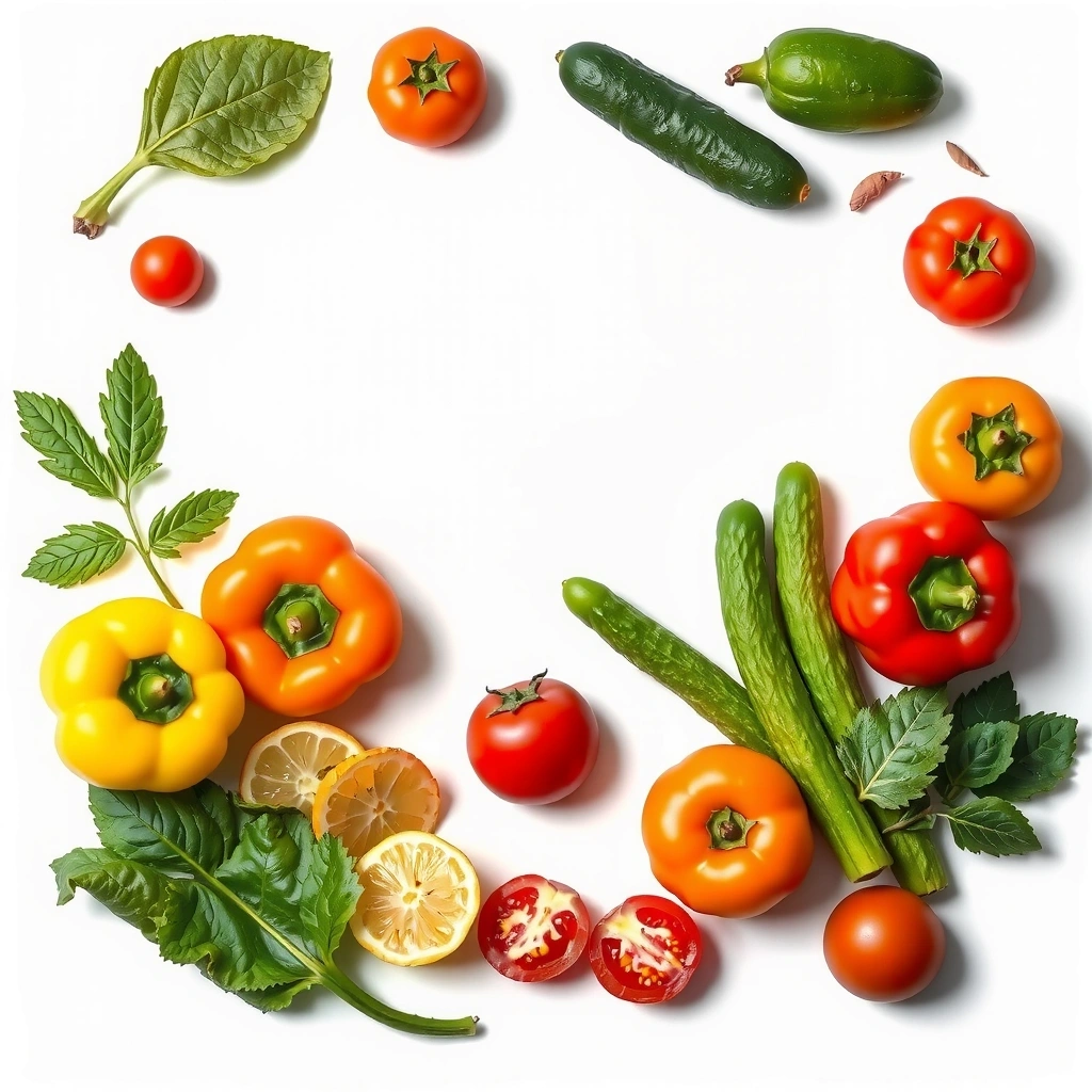 Φρέσκα λαχανικά και υγιεινός τρόπος ζωής